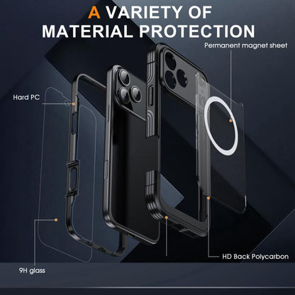 Life Waterproof MagSafe Magnetic Rugged Phone Case, For iPhone 17 Pro Max, For iPhone 17 Pro