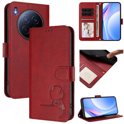 Litter Panda Embossing RFID Leather Phone Case with Lanyard, For Tecno Camon 50 Pro 4G, For Tecno Camon 50 4G, For Tecno Spark Slim 5G, For Tecno Spark Go 1 / Go 1S / Go 2025, For Tecno Camon 40 Pro 4G, For Tecno Camon 40 Premier, For Tecno Camon 40 4G...