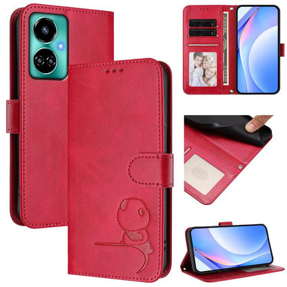 Litter Panda Embossing RFID Leather Phone Case with Lanyard, For Tecno Spark 10C / 10 4G, For Tecno Spark 10 Pro 4G / K17 4G, For Tecno Camon 19 / 19 Pro 5G, For Tecno Pova 4 Pro, For Tecno Pova 4, For Tecno Pova Neo 2, For Tecno Spark Go 2022 / Spark ...