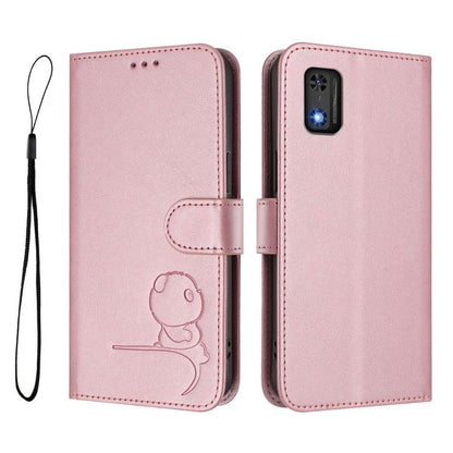 Litter Panda Embossing RFID Leather Phone Case with Lanyard, For Tecno Pop 6C / itel A18, For Tecno Spark 10 Pro Magic, For Tecno Pova 6 4G, For Tecno Pova 6 5G / Pova 6 Pro 5G, For Tecno Camon 30 Pro 5G, For Tecno Camon 30 Premier                     ...