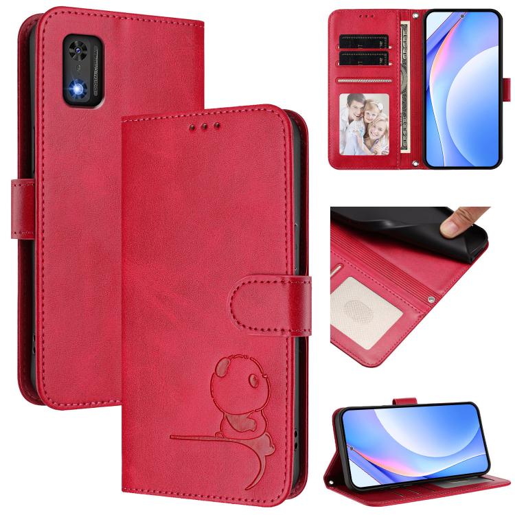 Litter Panda Embossing RFID Leather Phone Case with Lanyard, For Tecno Pop 6C / itel A18, For Tecno Spark 10 Pro Magic, For Tecno Pova 6 4G, For Tecno Pova 6 5G / Pova 6 Pro 5G, For Tecno Camon 30 Pro 5G, For Tecno Camon 30 Premier                     ...