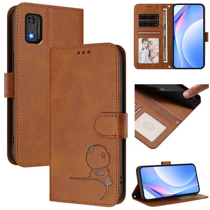 Litter Panda Embossing RFID Leather Phone Case with Lanyard, For Tecno Pop 6C / itel A18, For Tecno Spark 10 Pro Magic, For Tecno Pova 6 4G, For Tecno Pova 6 5G / Pova 6 Pro 5G, For Tecno Camon 30 Pro 5G, For Tecno Camon 30 Premier                     ...