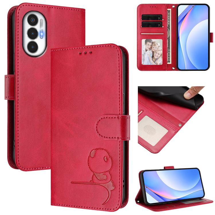 Litter Panda Embossing RFID Leather Phone Case with Lanyard, For Tecno Spark 10C / 10 4G, For Tecno Spark 10 Pro 4G / K17 4G, For Tecno Camon 19 / 19 Pro 5G, For Tecno Pova 4 Pro, For Tecno Pova 4, For Tecno Pova Neo 2, For Tecno Spark Go 2022 / Spark ...