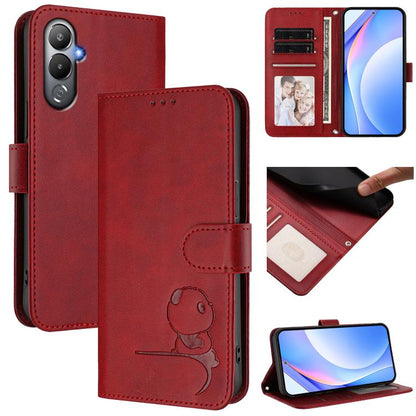 Litter Panda Embossing RFID Leather Phone Case with Lanyard, For Tecno Spark 10C / 10 4G, For Tecno Spark 10 Pro 4G / K17 4G, For Tecno Camon 19 / 19 Pro 5G, For Tecno Pova 4 Pro, For Tecno Pova 4, For Tecno Pova Neo 2, For Tecno Spark Go 2022 / Spark ...