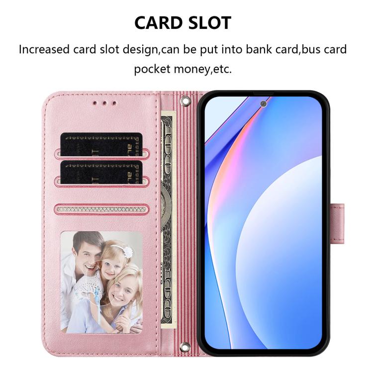 Litter Panda Embossing RFID Leather Phone Case with Lanyard, For Tecno Spark 10C / 10 4G, For Tecno Spark 10 Pro 4G / K17 4G, For Tecno Camon 19 / 19 Pro 5G, For Tecno Pova 4 Pro, For Tecno Pova 4, For Tecno Pova Neo 2, For Tecno Spark Go 2022 / Spark ...