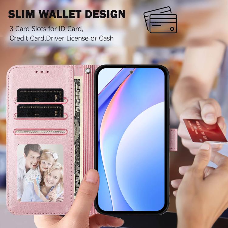 Litter Panda Embossing RFID Leather Phone Case with Lanyard, For Tecno Spark 10C / 10 4G, For Tecno Spark 10 Pro 4G / K17 4G, For Tecno Camon 19 / 19 Pro 5G, For Tecno Pova 4 Pro, For Tecno Pova 4, For Tecno Pova Neo 2, For Tecno Spark Go 2022 / Spark ...