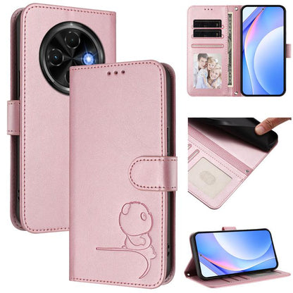 Litter Panda Embossing RFID Leather Phone Case with Lanyard, For Tecno Camon 50 Pro 4G, For Tecno Camon 50 4G, For Tecno Spark Slim 5G, For Tecno Spark Go 1 / Go 1S / Go 2025, For Tecno Camon 40 Pro 4G, For Tecno Camon 40 Premier, For Tecno Camon 40 4G...