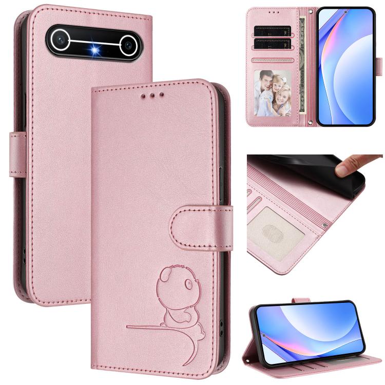 Litter Panda Embossing RFID Leather Phone Case with Lanyard, For Tecno Camon 50 Pro 4G, For Tecno Camon 50 4G, For Tecno Spark Slim 5G, For Tecno Spark Go 1 / Go 1S / Go 2025, For Tecno Camon 40 Pro 4G, For Tecno Camon 40 Premier, For Tecno Camon 40 4G...