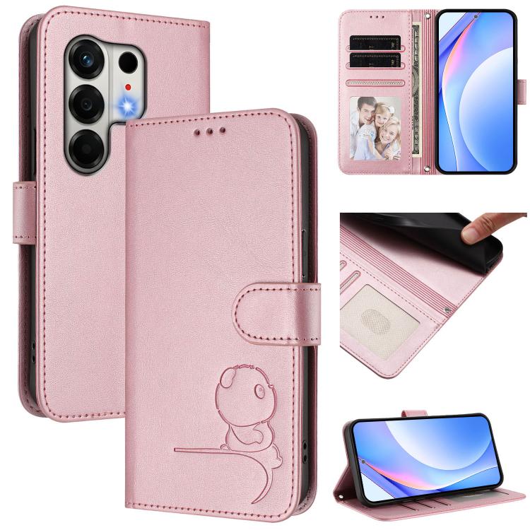 Litter Panda Embossing RFID Leather Phone Case with Lanyard, For Tecno Camon 50 Pro 4G, For Tecno Camon 50 4G, For Tecno Spark Slim 5G, For Tecno Spark Go 1 / Go 1S / Go 2025, For Tecno Camon 40 Pro 4G, For Tecno Camon 40 Premier, For Tecno Camon 40 4G...