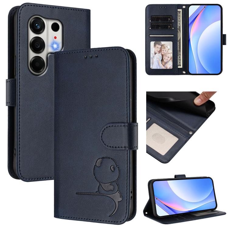 Litter Panda Embossing RFID Leather Phone Case with Lanyard, For Tecno Camon 50 Pro 4G, For Tecno Camon 50 4G, For Tecno Spark Slim 5G, For Tecno Spark Go 1 / Go 1S / Go 2025, For Tecno Camon 40 Pro 4G, For Tecno Camon 40 Premier, For Tecno Camon 40 4G...