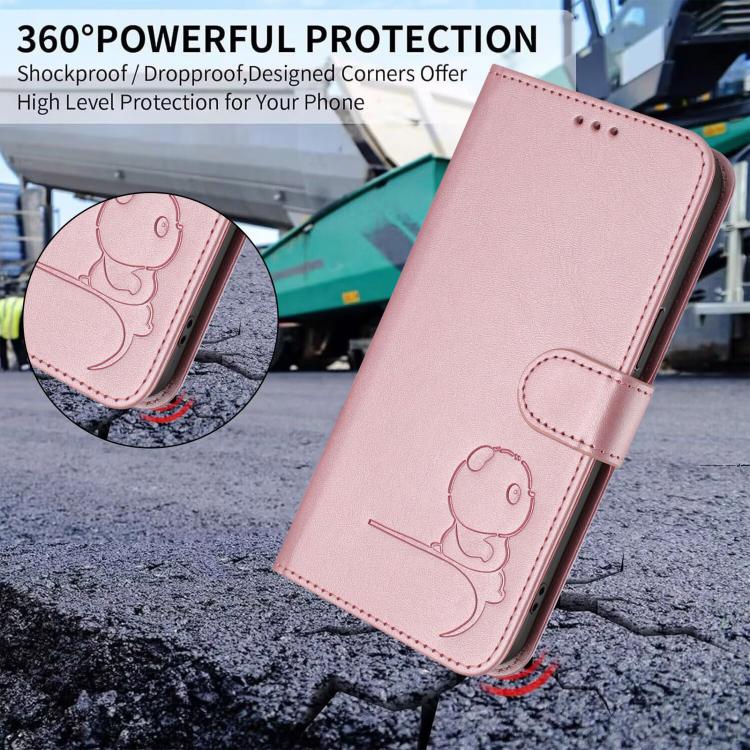 Litter Panda Embossing RFID Leather Phone Case with Lanyard, For Tecno Camon 50 Pro 4G, For Tecno Camon 50 4G, For Tecno Spark Slim 5G, For Tecno Spark Go 1 / Go 1S / Go 2025, For Tecno Camon 40 Pro 4G, For Tecno Camon 40 Premier, For Tecno Camon 40 4G...