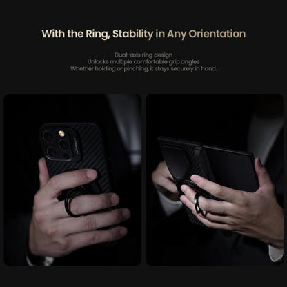 NILLKIN NKL13 FiberSnap 360 Degree Rotating Double-Sided Magnetic Finger Ring Phone Holder