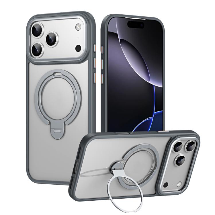 Double Ring MagSafe Magnetic Holder Phone Case, For iPhone 18 Pro / 17 Pro, For iPhone 18 Pro Max / 17 Pro Max, For iPhone 17, For iPhone 17 Air