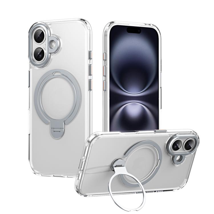 Double Ring MagSafe Magnetic Holder Phone Case, For iPhone 18 Pro / 17 Pro, For iPhone 18 Pro Max / 17 Pro Max, For iPhone 17, For iPhone 17 Air