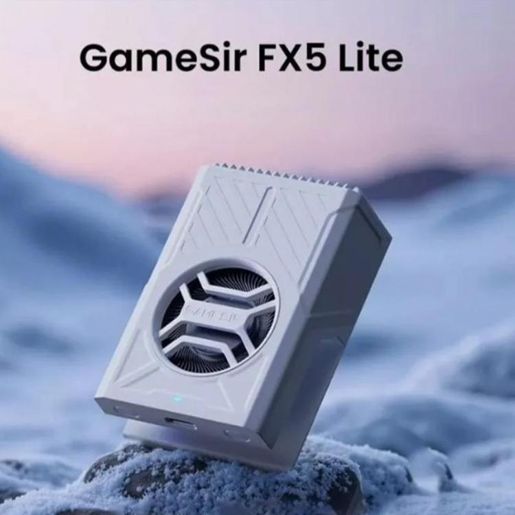Manette de jeu GameSir X5 Lite, Radiateur de manette de jeu à semi-conducteur FX5 Line Ice Crystal, Version filaire