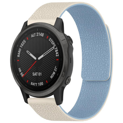 xDfind Litchi Texture Magnetic Silicone Watch Band, For Garmin Fenix 8/7X/6X/5X 26mm, For Garmin Fenix 8/7/6/5 22mm, For Garmin Fenix 8/7S/6S/5S 20mm, For Garmin Forerunner 45 / 45S / Swim 2 18mm, For Garmin Forerunner 35/30/35J 20mm