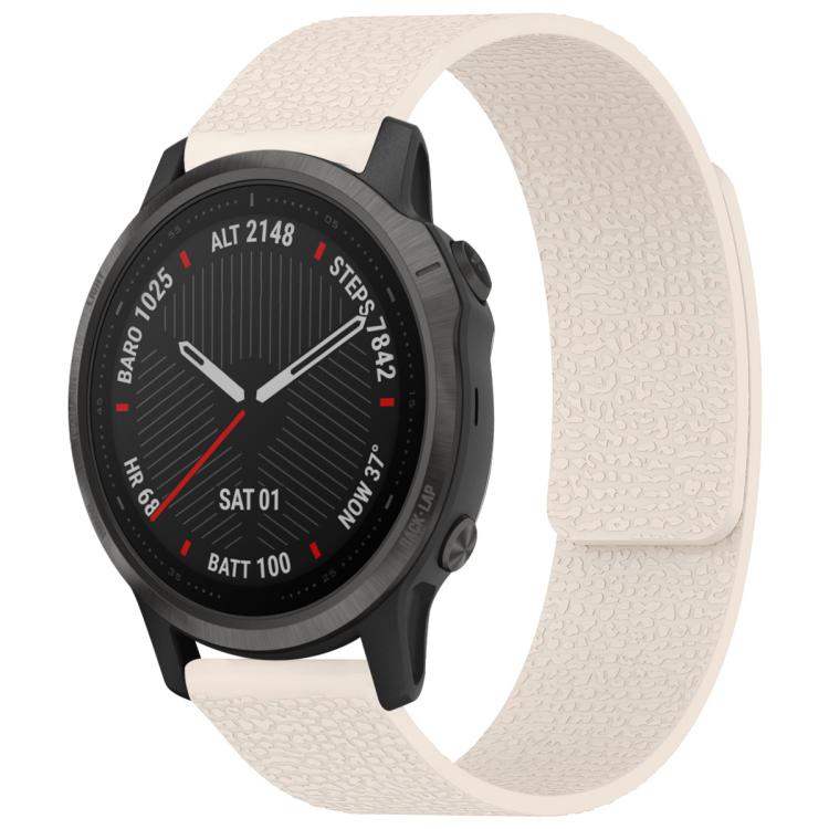 xDfind Litchi Texture Magnetic Silicone Watch Band, For Garmin Fenix 8/7X/6X/5X 26mm, For Garmin Fenix 8/7/6/5 22mm, For Garmin Fenix 8/7S/6S/5S 20mm, For Garmin Forerunner 45 / 45S / Swim 2 18mm, For Garmin Forerunner 35/30/35J 20mm