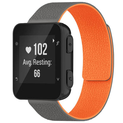 xDfind Litchi Texture Magnetic Silicone Watch Band, For Garmin Fenix 8/7X/6X/5X 26mm, For Garmin Fenix 8/7/6/5 22mm, For Garmin Fenix 8/7S/6S/5S 20mm, For Garmin Forerunner 45 / 45S / Swim 2 18mm, For Garmin Forerunner 35/30/35J 20mm