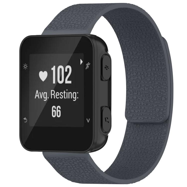 xDfind Litchi Texture Magnetic Silicone Watch Band, For Garmin Fenix 8/7X/6X/5X 26mm, For Garmin Fenix 8/7/6/5 22mm, For Garmin Fenix 8/7S/6S/5S 20mm, For Garmin Forerunner 45 / 45S / Swim 2 18mm, For Garmin Forerunner 35/30/35J 20mm