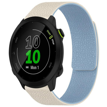 xDfind Litchi Texture Magnetic Silicone Watch Band, For Garmin Fenix 8/7X/6X/5X 26mm, For Garmin Fenix 8/7/6/5 22mm, For Garmin Fenix 8/7S/6S/5S 20mm, For Garmin Forerunner 45 / 45S / Swim 2 18mm, For Garmin Forerunner 35/30/35J 20mm