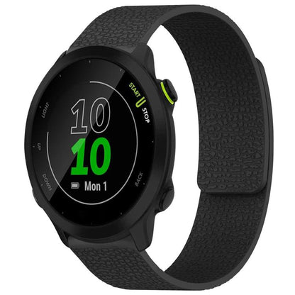 xDfind Litchi Texture Magnetic Silicone Watch Band, For Garmin Fenix 8/7X/6X/5X 26mm, For Garmin Fenix 8/7/6/5 22mm, For Garmin Fenix 8/7S/6S/5S 20mm, For Garmin Forerunner 45 / 45S / Swim 2 18mm, For Garmin Forerunner 35/30/35J 20mm