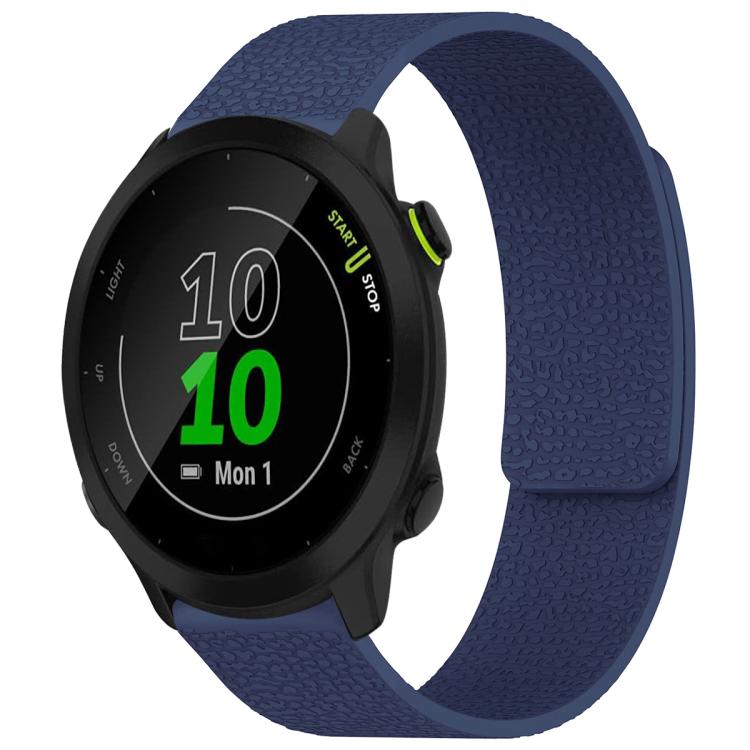xDfind Litchi Texture Magnetic Silicone Watch Band, For Garmin Fenix 8/7X/6X/5X 26mm, For Garmin Fenix 8/7/6/5 22mm, For Garmin Fenix 8/7S/6S/5S 20mm, For Garmin Forerunner 45 / 45S / Swim 2 18mm, For Garmin Forerunner 35/30/35J 20mm