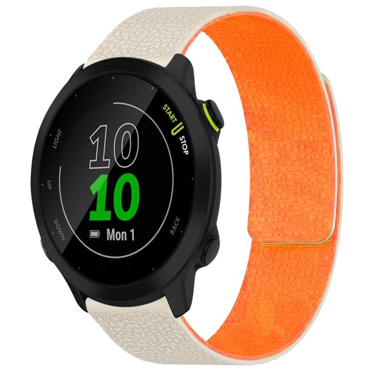 xDfind Litchi Texture Magnetic Silicone Watch Band, For Garmin Fenix 8/7X/6X/5X 26mm, For Garmin Fenix 8/7/6/5 22mm, For Garmin Fenix 8/7S/6S/5S 20mm, For Garmin Forerunner 45 / 45S / Swim 2 18mm, For Garmin Forerunner 35/30/35J 20mm