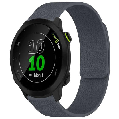 xDfind Litchi Texture Magnetic Silicone Watch Band, For Garmin Fenix 8/7X/6X/5X 26mm, For Garmin Fenix 8/7/6/5 22mm, For Garmin Fenix 8/7S/6S/5S 20mm, For Garmin Forerunner 45 / 45S / Swim 2 18mm, For Garmin Forerunner 35/30/35J 20mm