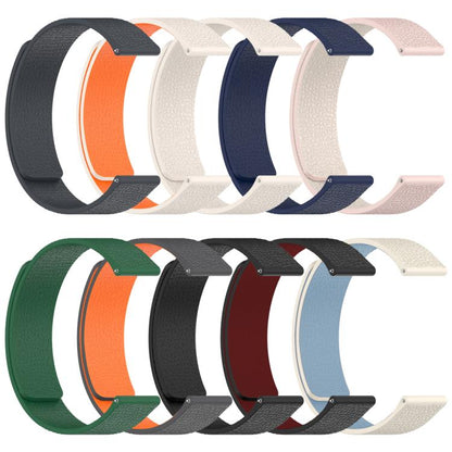 xDfind Litchi Texture Magnetic Silicone Watch Band, For Garmin Fenix 8/7X/6X/5X 26mm, For Garmin Fenix 8/7/6/5 22mm, For Garmin Fenix 8/7S/6S/5S 20mm, For Garmin Forerunner 45 / 45S / Swim 2 18mm, For Garmin Forerunner 35/30/35J 20mm