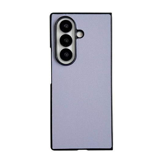 Morandi Solid Color Leather Texture Phone Case, For Galaxy Z Fold8 Ultra 5G, For Galaxy Z Flip8 5G, For Samsung Galaxy Z Fold7 5G, For Samsung Galaxy Z Flip7 5G