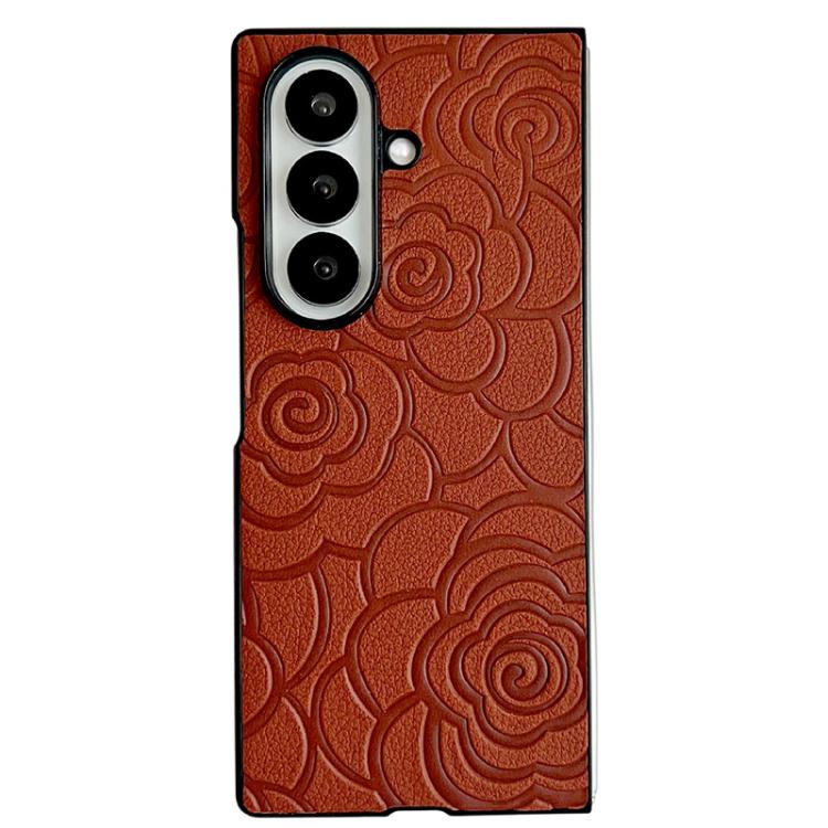 Impression Camellia Pattern Protective Phone Case, For Galaxy Z Fold8 Ultra 5G, For Galaxy Z Flip8 5G, For Samsung Galaxy Z Fold7 5G