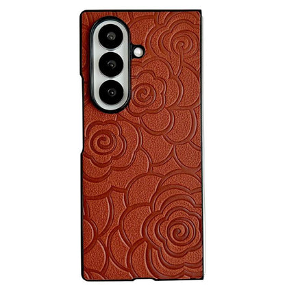 Impression Camellia Pattern Protective Phone Case, For Galaxy Z Fold8 Ultra 5G, For Galaxy Z Flip8 5G, For Samsung Galaxy Z Fold7 5G