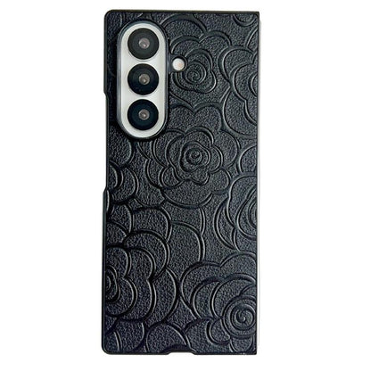 Impression Camellia Pattern Protective Phone Case, For Galaxy Z Fold8 Ultra 5G, For Galaxy Z Flip8 5G, For Samsung Galaxy Z Fold7 5G