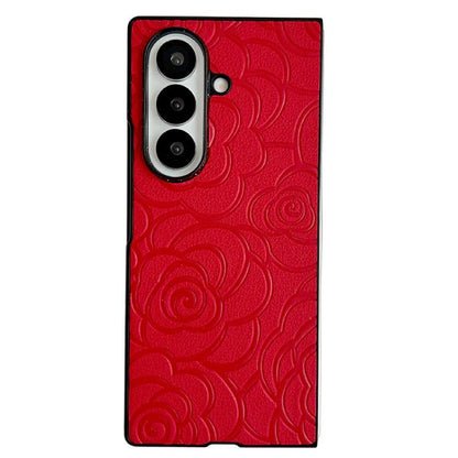 Impression Camellia Pattern Protective Phone Case, For Galaxy Z Fold8 Ultra 5G, For Galaxy Z Flip8 5G, For Samsung Galaxy Z Fold7 5G
