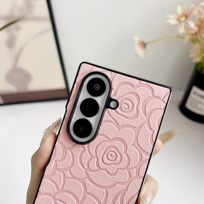 Impression Camellia Pattern Protective Phone Case, For Galaxy Z Fold8 Ultra 5G, For Galaxy Z Flip8 5G, For Samsung Galaxy Z Fold7 5G