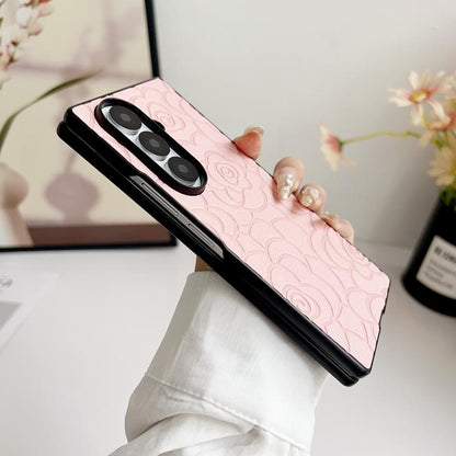 Impression Camellia Pattern Protective Phone Case, For Galaxy Z Fold8 Ultra 5G, For Galaxy Z Flip8 5G, For Samsung Galaxy Z Fold7 5G