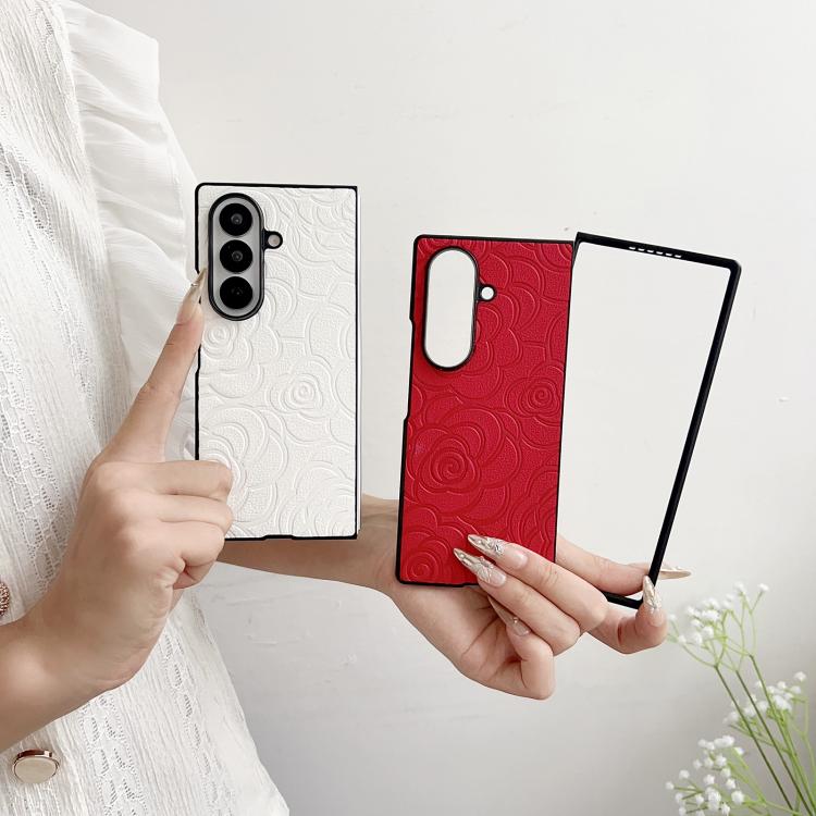 Impression Camellia Pattern Protective Phone Case, For Galaxy Z Fold8 Ultra 5G, For Galaxy Z Flip8 5G, For Samsung Galaxy Z Fold7 5G