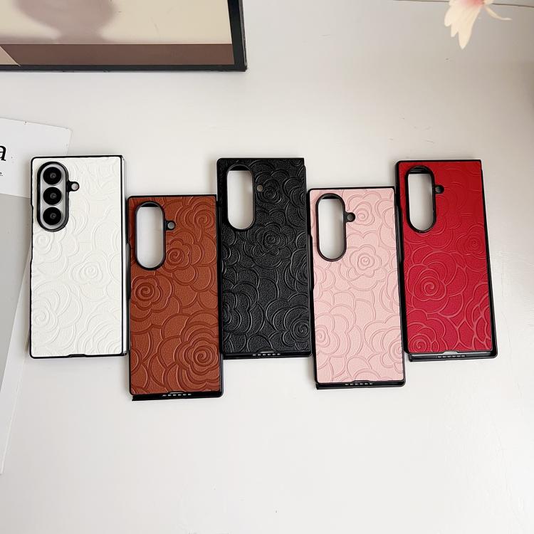 Impression Camellia Pattern Protective Phone Case, For Galaxy Z Fold8 Ultra 5G, For Galaxy Z Flip8 5G, For Samsung Galaxy Z Fold7 5G