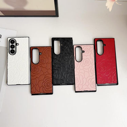 Impression Camellia Pattern Protective Phone Case, For Galaxy Z Fold8 Ultra 5G, For Galaxy Z Flip8 5G, For Samsung Galaxy Z Fold7 5G