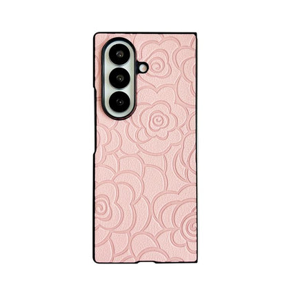 Impression Camellia Pattern Protective Phone Case, For Galaxy Z Fold8 Ultra 5G, For Galaxy Z Flip8 5G, For Samsung Galaxy Z Fold7 5G