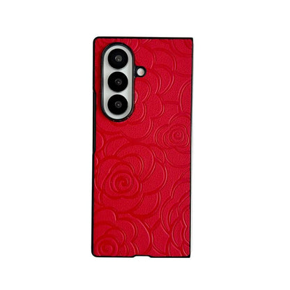 Impression Camellia Pattern Protective Phone Case, For Galaxy Z Fold8 Ultra 5G, For Galaxy Z Flip8 5G, For Samsung Galaxy Z Fold7 5G