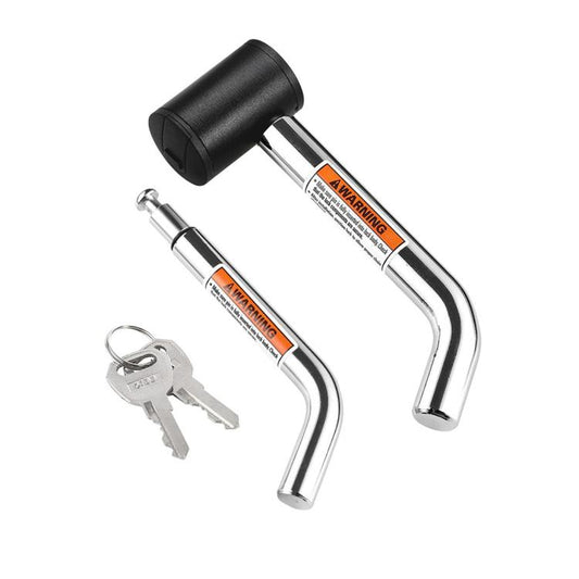 Enganche de remolque americano para automóvil con cerradura de metal de 5/8 y 1/2 pulgada, 5/8 y 1/2 pulgada