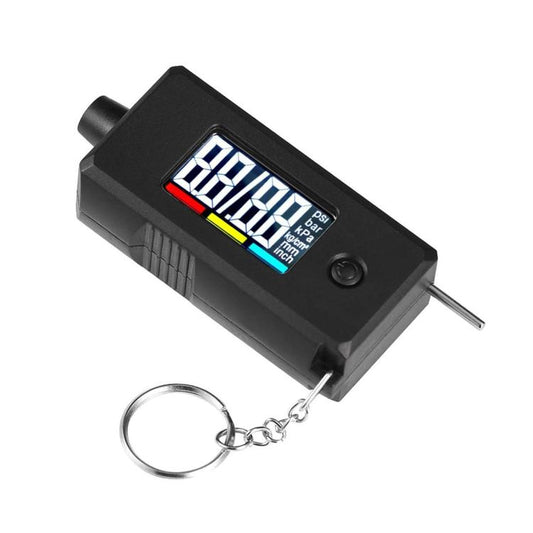 Medidor digital de presión de neumáticos y medidor de profundidad de la banda de rodadura para automóviles
