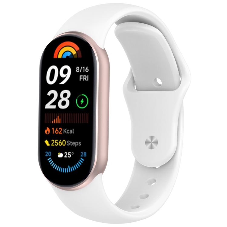 xDfind Reverse Buckle Silicone Watch Band, For Xiaomi Smart Band 11 / 10 / 9 / 8