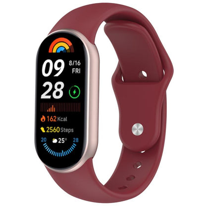 xDfind Reverse Buckle Silicone Watch Band, For Xiaomi Smart Band 11 / 10 / 9 / 8