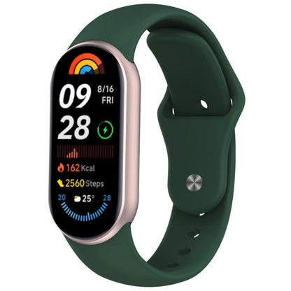 xDfind Reverse Buckle Silicone Watch Band, For Xiaomi Smart Band 11 / 10 / 9 / 8