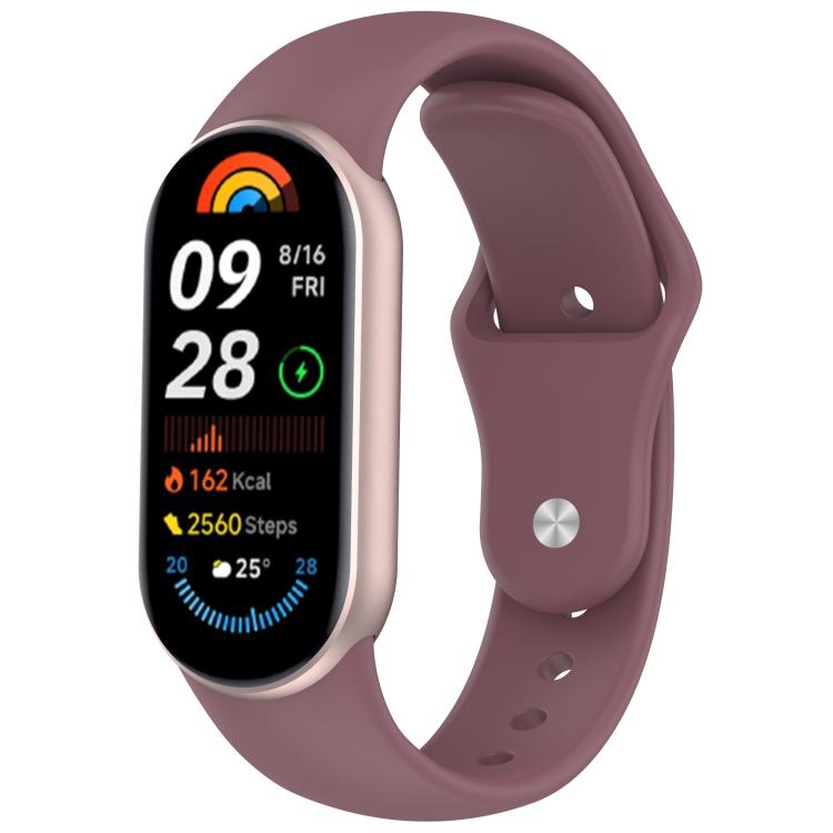 xDfind Reverse Buckle Silicone Watch Band, For Xiaomi Smart Band 11 / 10 / 9 / 8