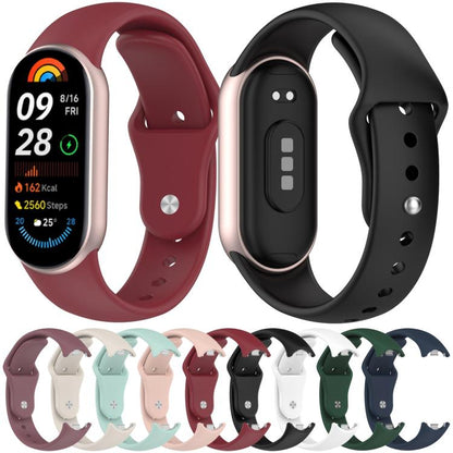 xDfind Reverse Buckle Silicone Watch Band, For Xiaomi Smart Band 11 / 10 / 9 / 8