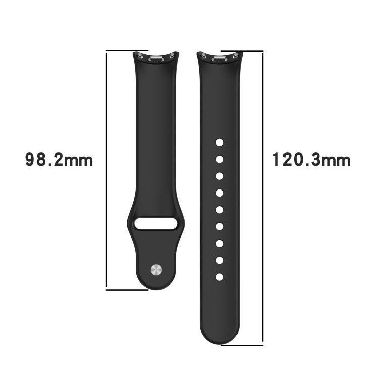 xDfind Reverse Buckle Silicone Watch Band, For Xiaomi Smart Band 11 / 10 / 9 / 8