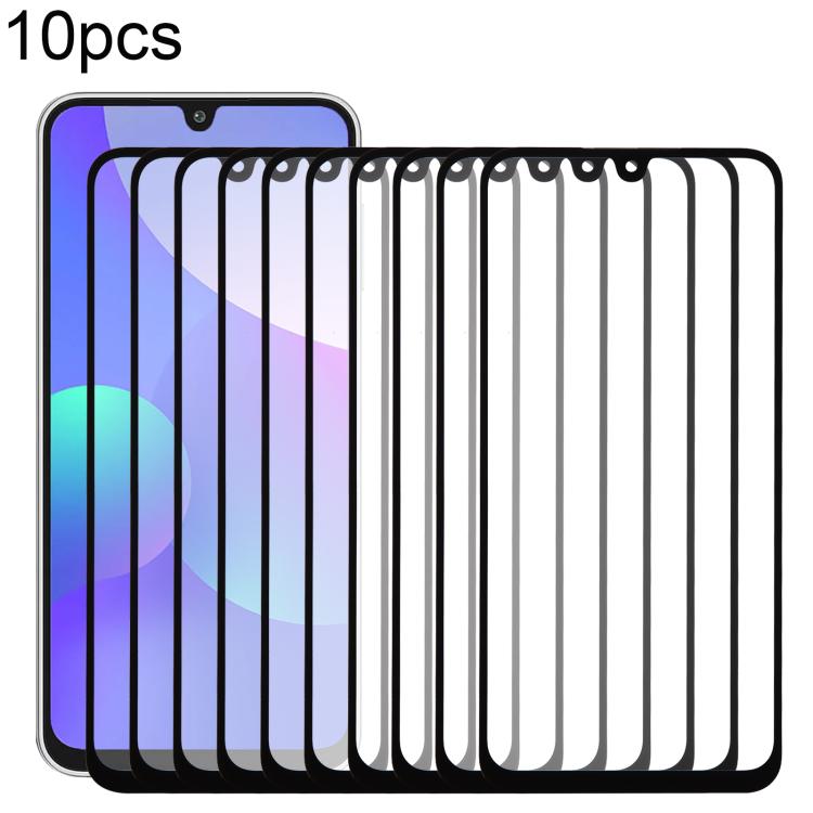 10pcs Front Screen Outer Glass Lens with OCA Optically Clear Adhesive